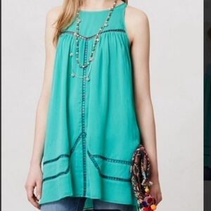 Anthro Ranna Gill Babydoll Tunic, Sz L